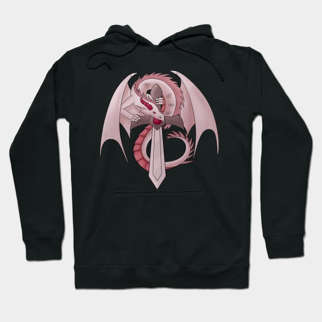 Garnet Sword Dragon Hoodie by BiscuitSnack